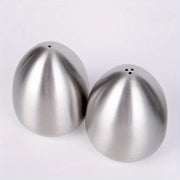 2pcs/4pcs Stainless Steel Pepper Shaker Egg Shaped Salt Shaker Set Seasoning Organizer Cooking Tools