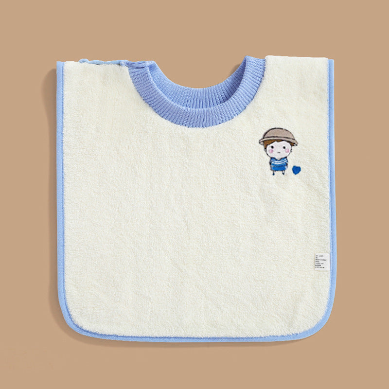 Child Wash Towel Baby Embroidery Bib