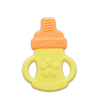 Toddlers Infants Baby Teething Toy Soft Silicone Fruit Teether Holder