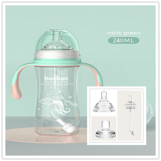 Newborn Baby Bottle Wide Caliber PP Baby Bottle