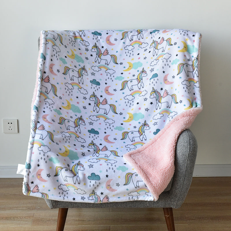 Baby Flannel Blanket Shawl Blanket