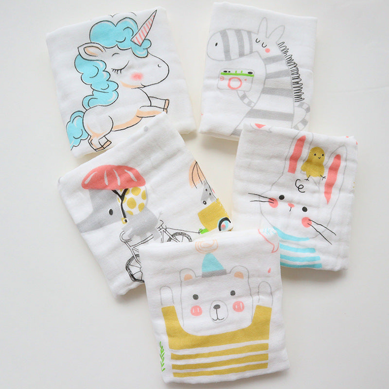 Children's Towel Embroidery Baby Saliva Towel