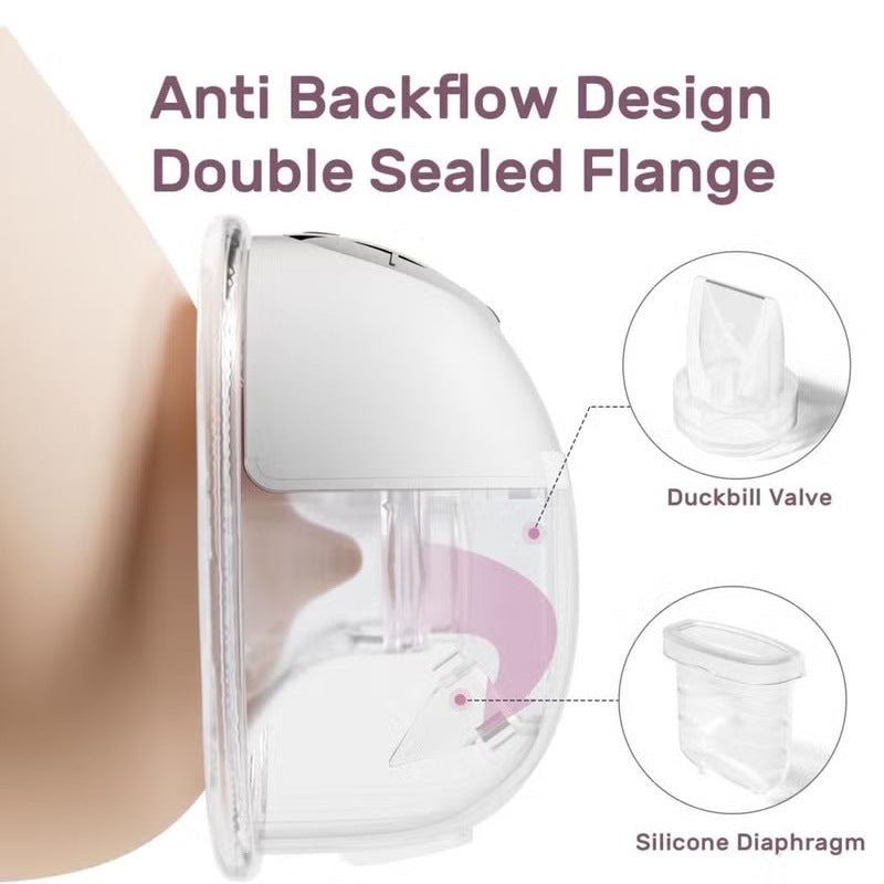 Amazon New Wearable Breast Integrated Hands-free Large Suction Invisible Mute Milker