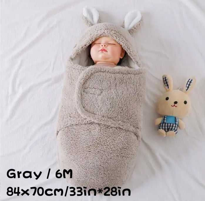 Super Soft Baby Sleeping Bag  Newborn Swaddle Blankets