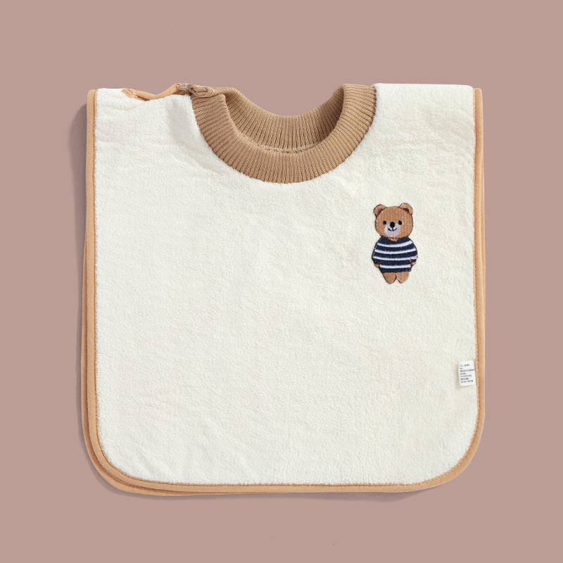 Child Wash Towel Baby Embroidery Bib