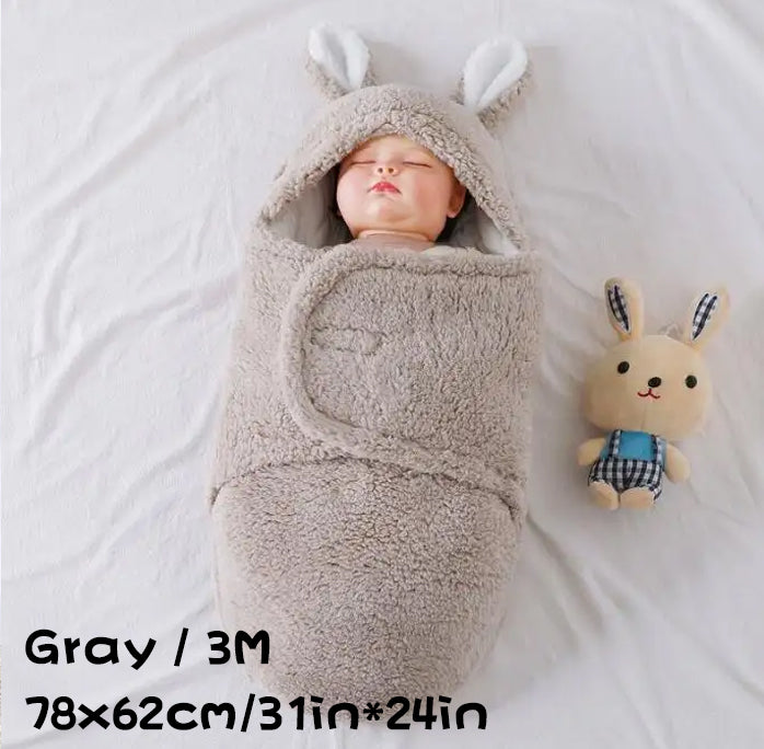 Super Soft Baby Sleeping Bag  Newborn Swaddle Blankets