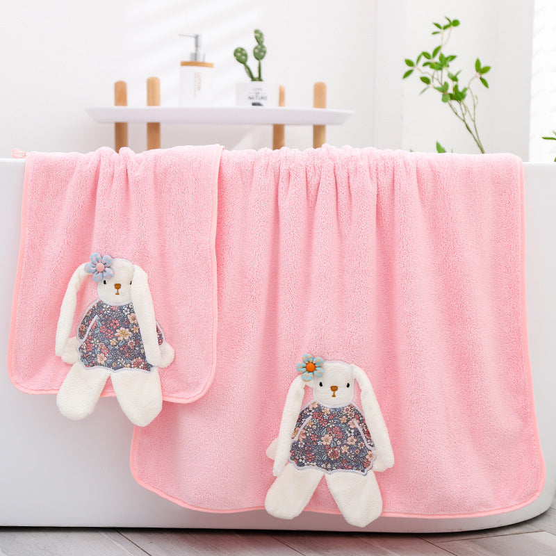 Children's Towel Baby Bath Towel Two Piece Set