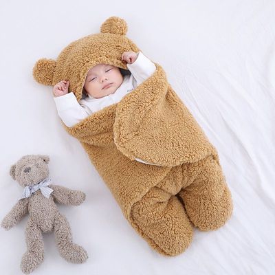 Baby Hold Newborn Thickened Out Wrap Swaddle Sleeping Bag