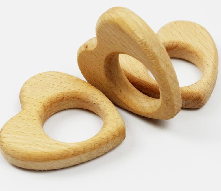 Beech Wood Baby Teethers