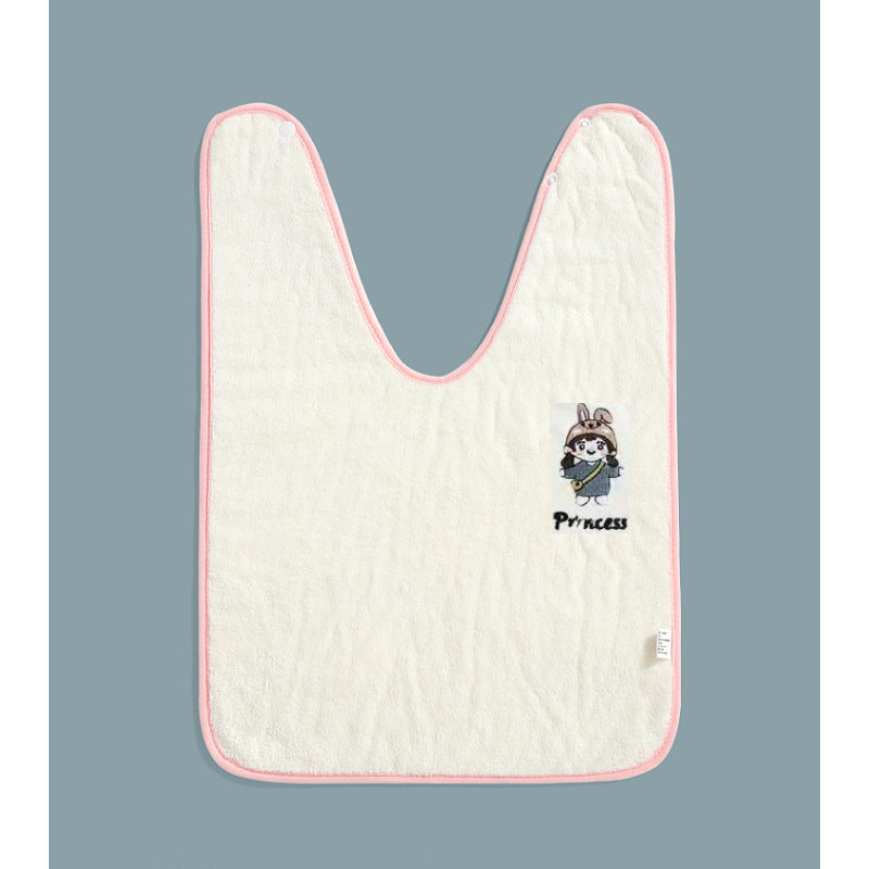 Child Wash Towel Baby Embroidery Bib