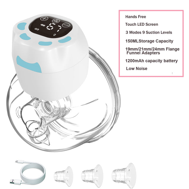 Wearable Portable Electric Breast Pump