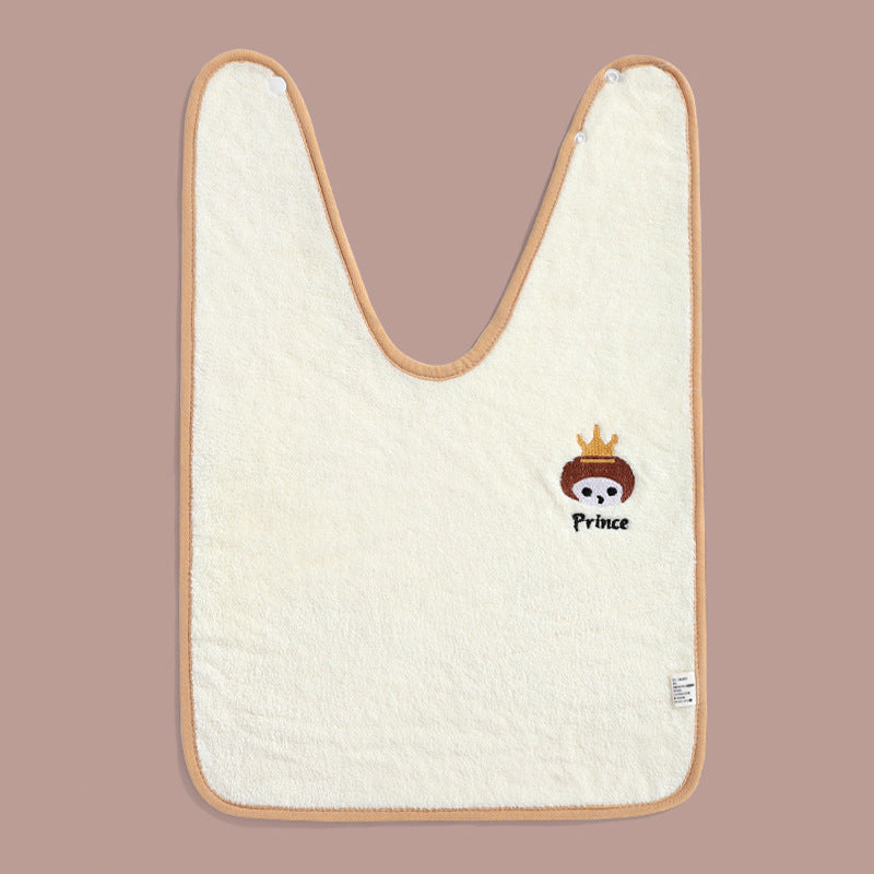 Child Wash Towel Baby Embroidery Bib