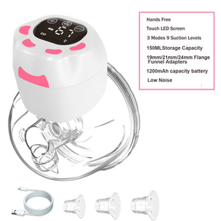 Wearable Portable Electric Breast Pump