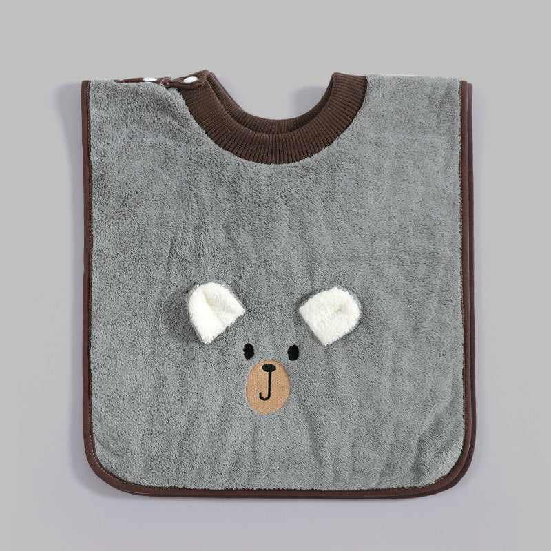 Child Wash Towel Baby Embroidery Bib