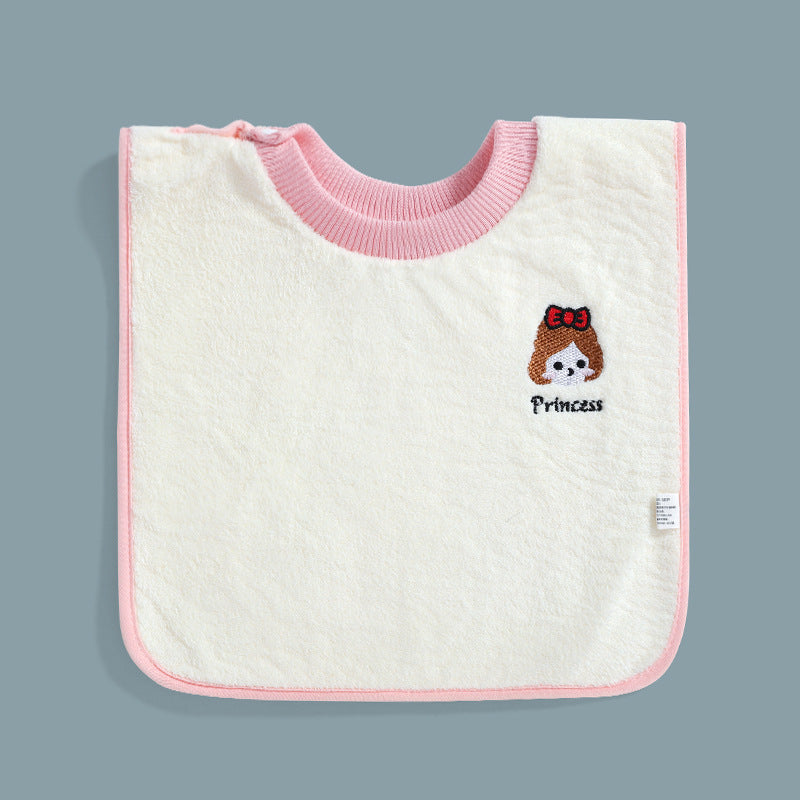 Child Wash Towel Baby Embroidery Bib