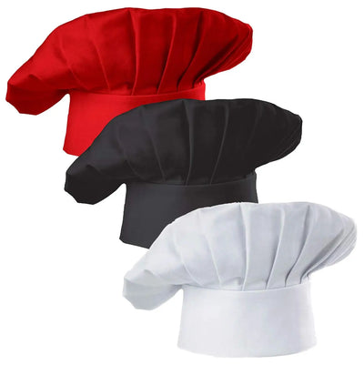 Apron Chef Hat Set Adjustable Half-length Adult Apron Striped Hotel Restaurant Chef Waiter Kitchen Cook Apron