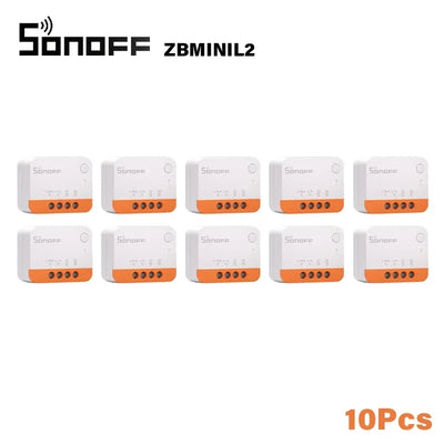 SONOFF ZBMINI L2 Zigbee Smart Switch Mini L2 Zigbee Zbminil2 No Neutral Wire Two-Way Control Required 1-Gang  Alexa Google Home