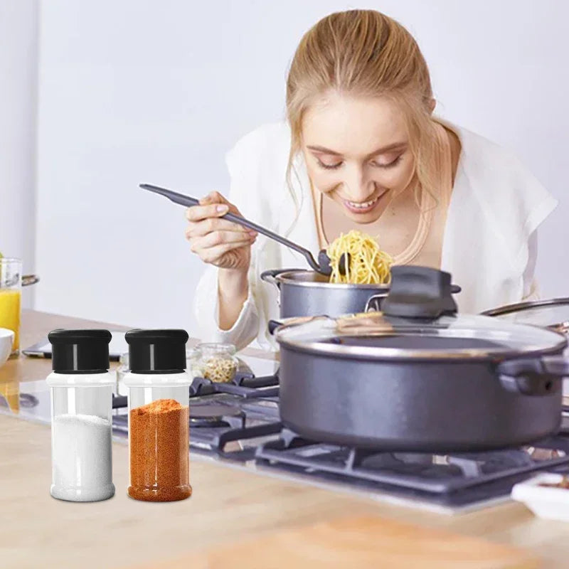 Spice Jars Set 5/10/15/20PC Jars for Spices Salt and Pepper Shaker Seasoning Jar Spice Organizer Plastic Barbecue Condiment - Gloweve