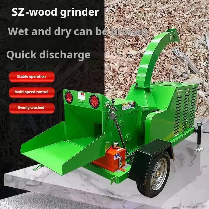 Wood Chipper Shredder Garden Shredder Chipper Machine Wood Crusher - Gloweve