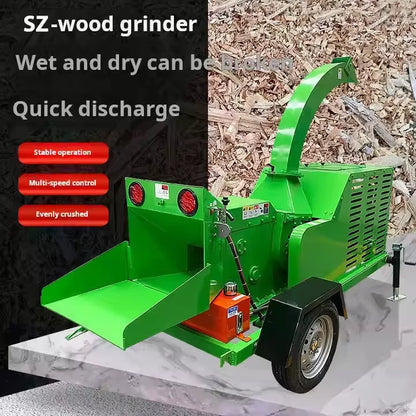 Wood Chipper Shredder Garden Shredder Chipper Machine Wood Crusher - Gloweve