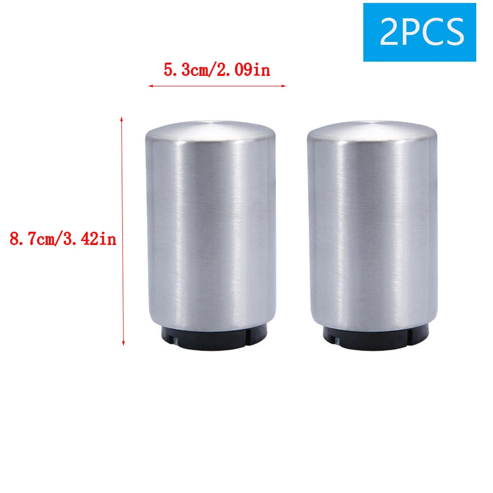 1/2Pcs Automatic Beer Bottle Opener Magnet Beer Opener Stainless Steel Push Down Opener Wine Soda Cap Opener Kitchen Accessory - Gloweve