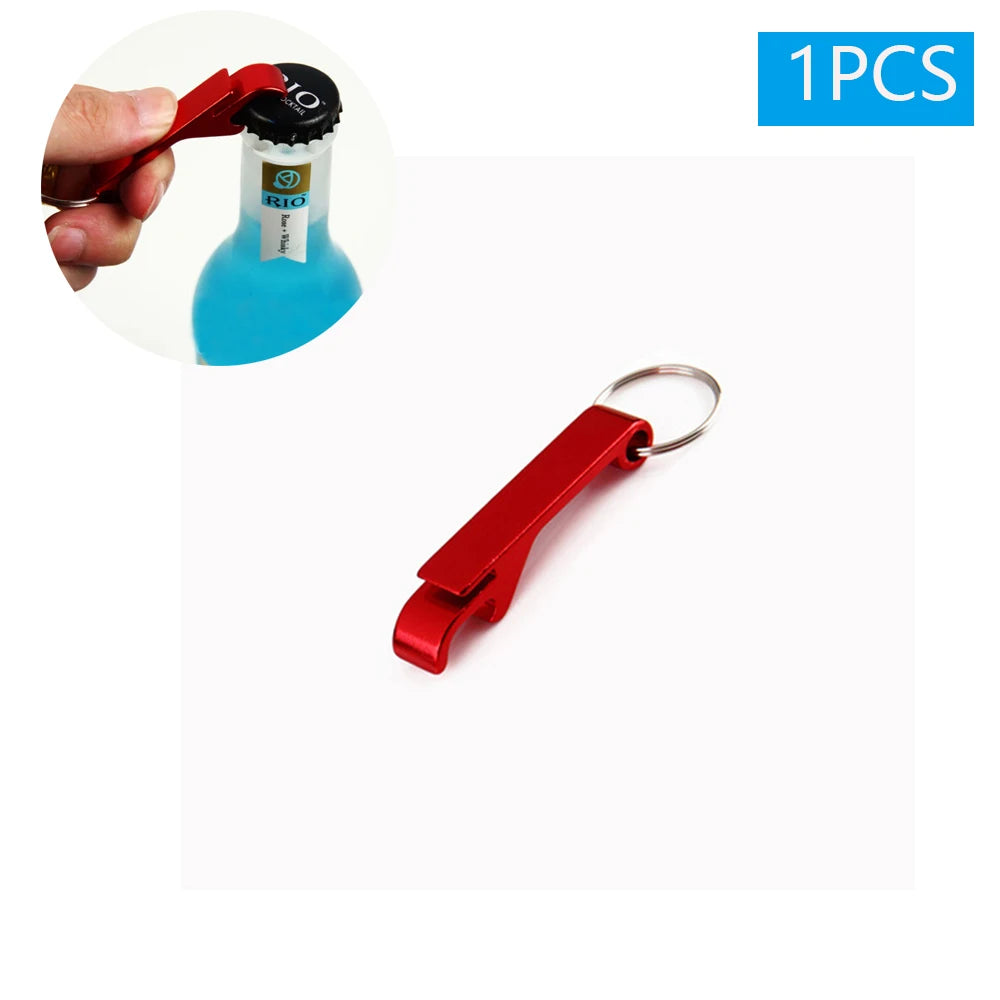 1/2Pcs Automatic Beer Bottle Opener Magnet Beer Opener Stainless Steel Push Down Opener Wine Soda Cap Opener Kitchen Accessory - Gloweve