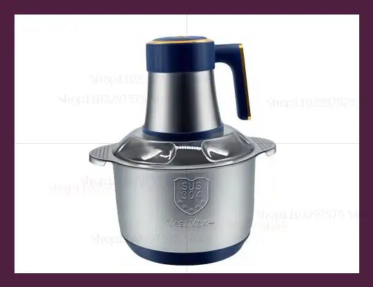 Household Meat Grinder Five-speed Stainless Steel Ground Meat Fruit and Vegetables Electric Kitchen Blenders Food Processor