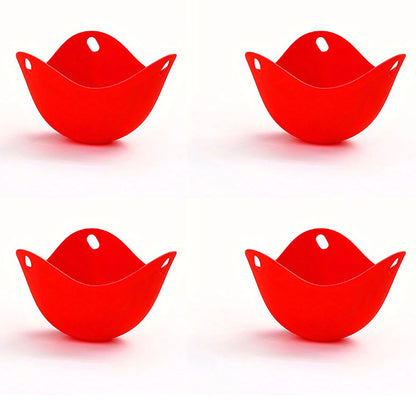 Silicone Egg Poacher Cups Egg Boiler Mold Cup for Microwave Air Fryer Stovetop Eggs Cooking - Gloweve