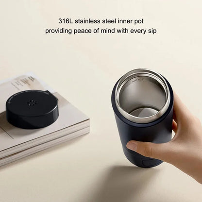 NEW XIAOMI Mijia Portable Electric Kettle 2 Thermos Cup Fast Water Boiler 350ml Smart Temperature Insulated Kettle Travel (CN) - Gloweve