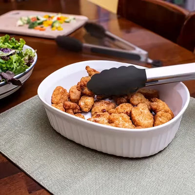 Kitchen Tongs Stainless Steel Food Tongs with Silicone Tips Meat Salad Bread Clip Barbecue Grill Buffet Clamp Cooking Tool Brush