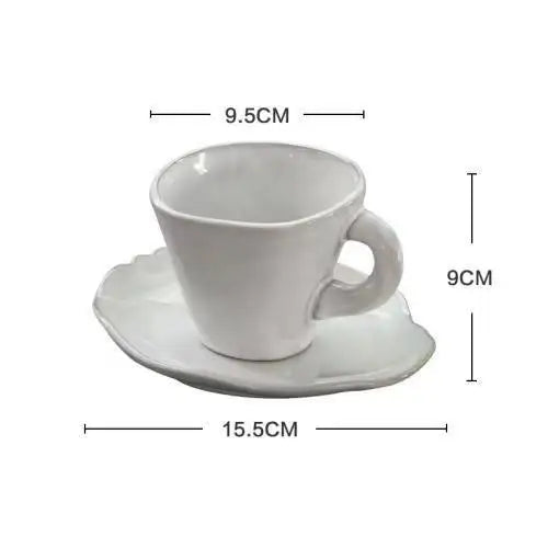 Nordic Ceramic Tableware Irregular Rice Bowl Dessert Salad Bowl Seasoning Bowl Flat Plate Dish Dishes and Plates Sets - Gloweve