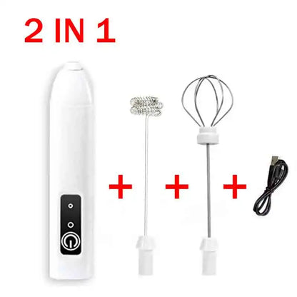 Hot sale Electric Milk Frother Handheld Egg Beater Foamer Coffee Maker Electric Blender Mixer Mini Portable Blender Kitchen Tool - Gloweve