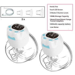 Wearable Portable Electric Breast Pump