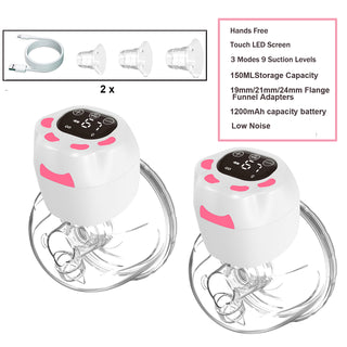 Wearable Portable Electric Breast Pump