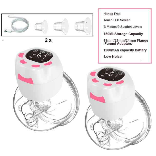 Wearable Portable Electric Breast Pump