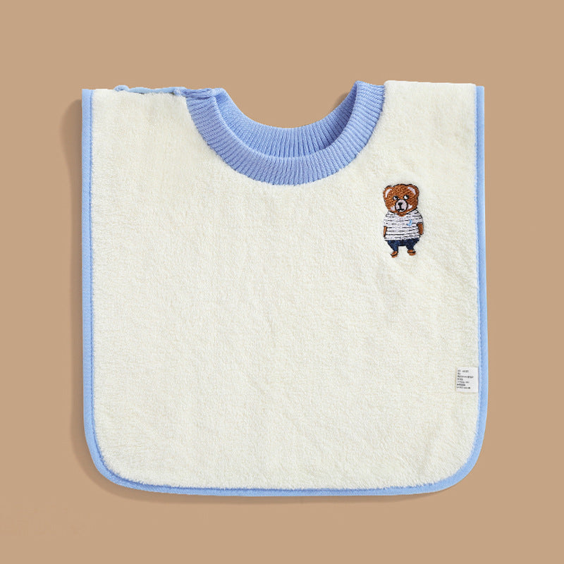 Child Wash Towel Baby Embroidery Bib