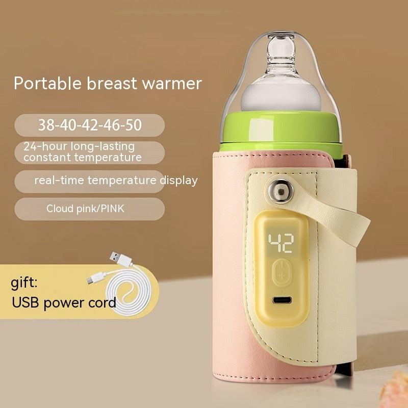 Constant Temperature Baby Heating Insulating Milk Bottle Night Out Portable Heat-holding Bottle Cover