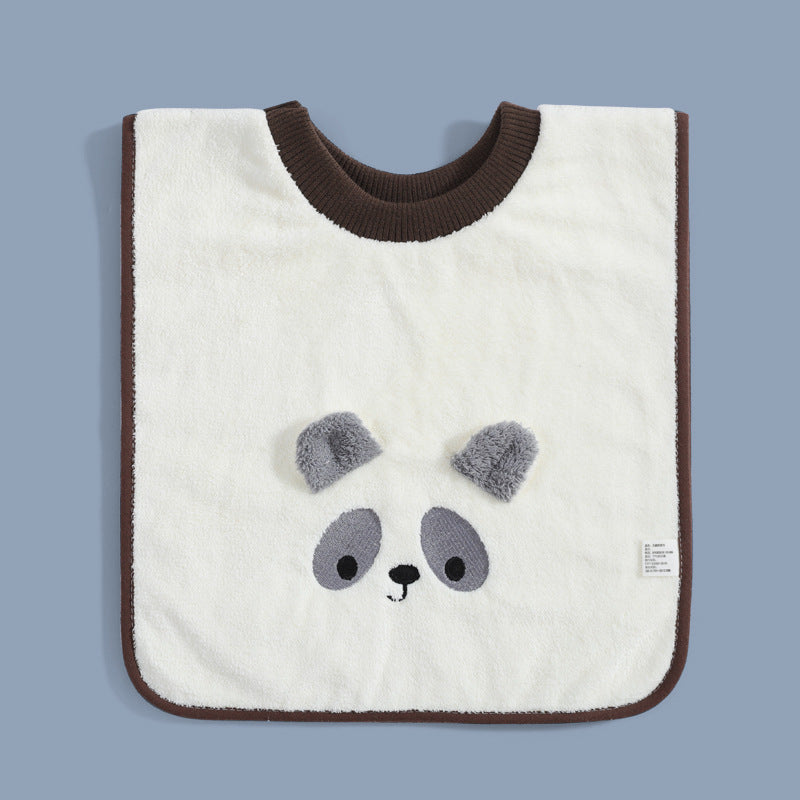 Child Wash Towel Baby Embroidery Bib