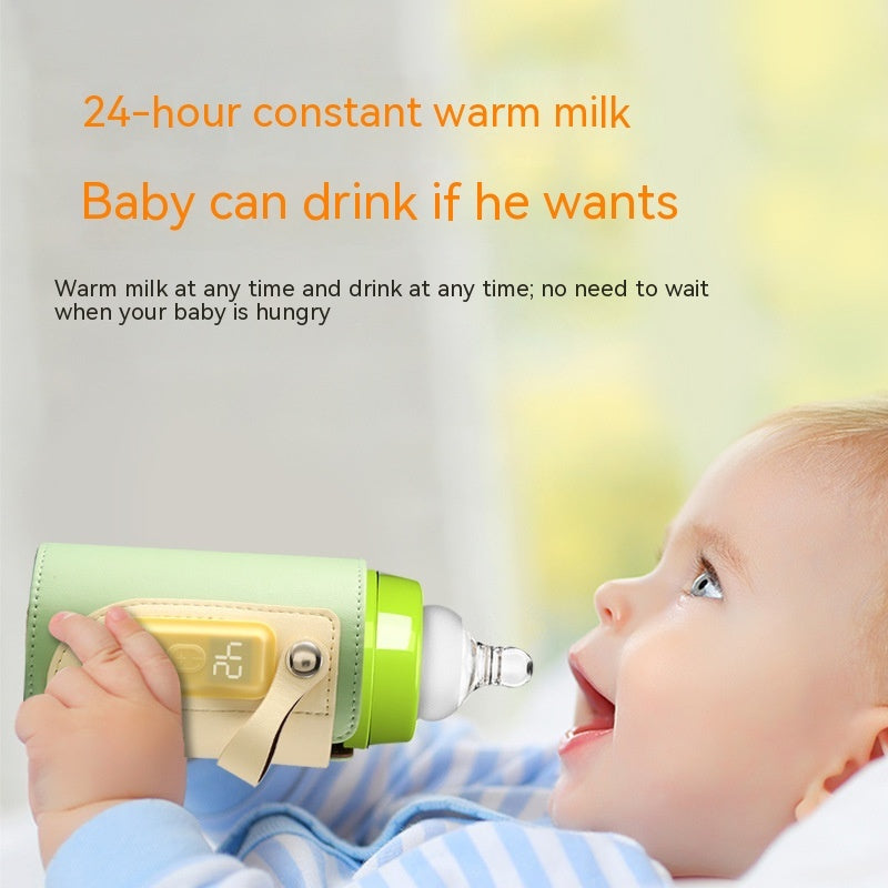 Constant Temperature Baby Heating Insulating Milk Bottle Night Out Portable Heat-holding Bottle Cover