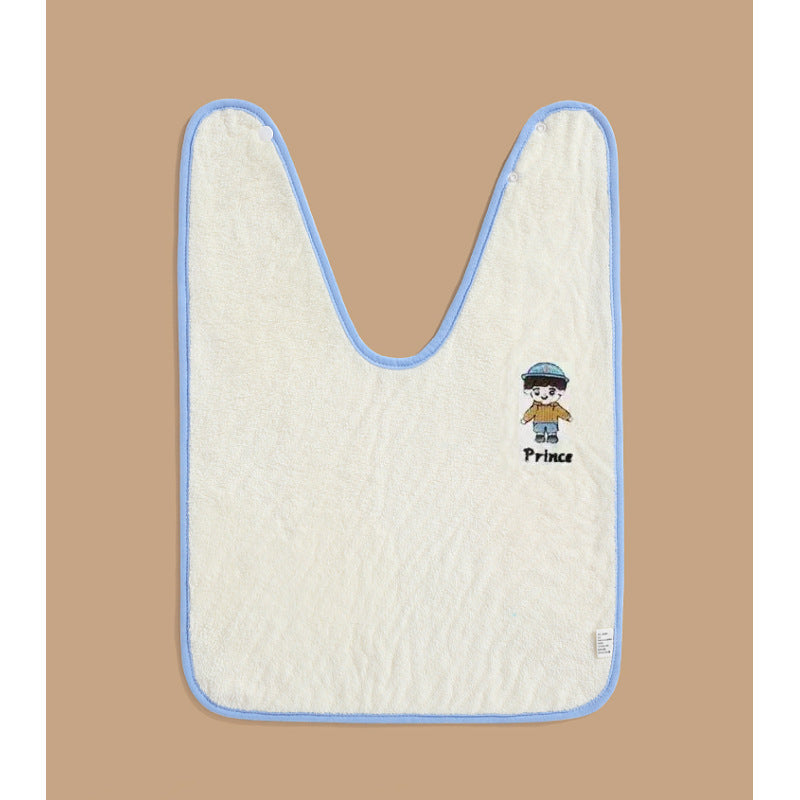 Child Wash Towel Baby Embroidery Bib