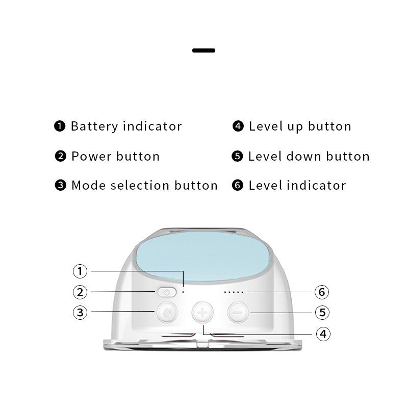 Smart Wearable Electric Breast Pump Large Caliber